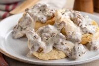 Keto Biscuits and Gravy Easy Keto Biscuits and Gravy: A Delicious Low-Carb Breakfast Option