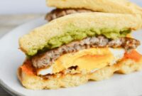 Keto Breakfast Sandwich Keto Breakfast Sandwich: A Low-Carb Twist on a Morning Classic